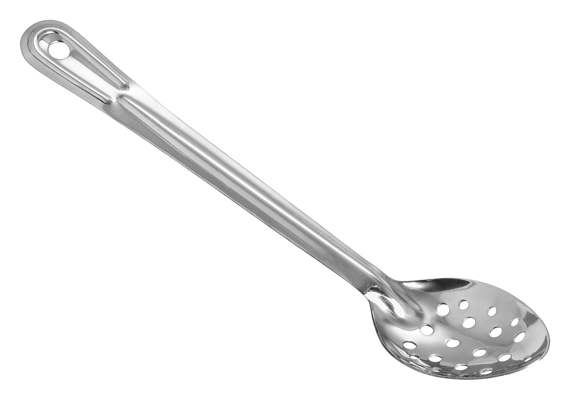 Winco BSPT-13 Perforated Stainless Steel Basting Spoon 13