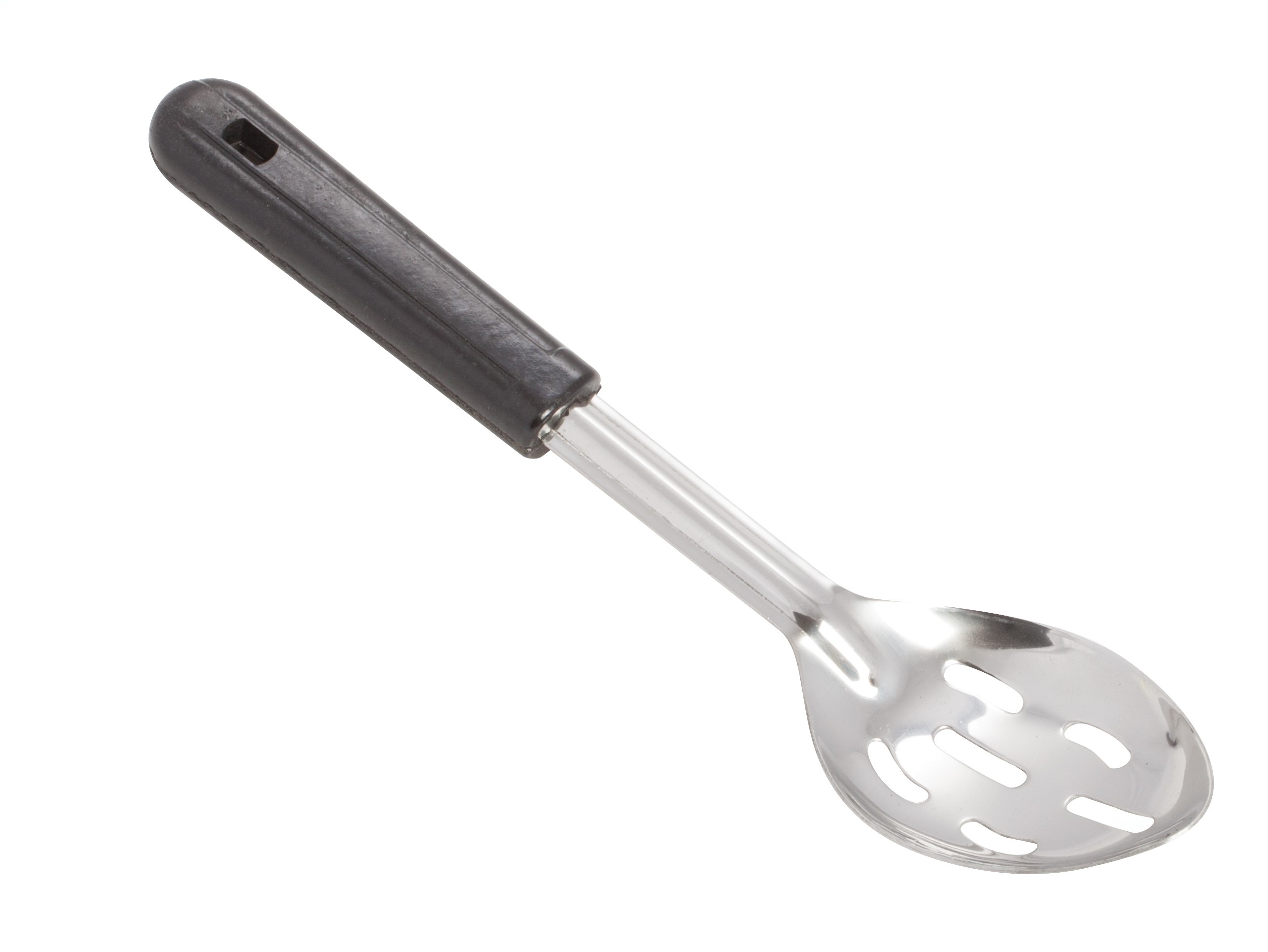 Winco BSSB-11 Slotted Stainless Steel Basting Spoon with Bakelite Handle 11"