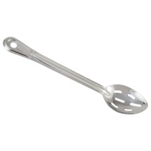 Winco BSSN-11 Prime 11&quot; Stainless Steel One Piece Slotted Basting Spoon