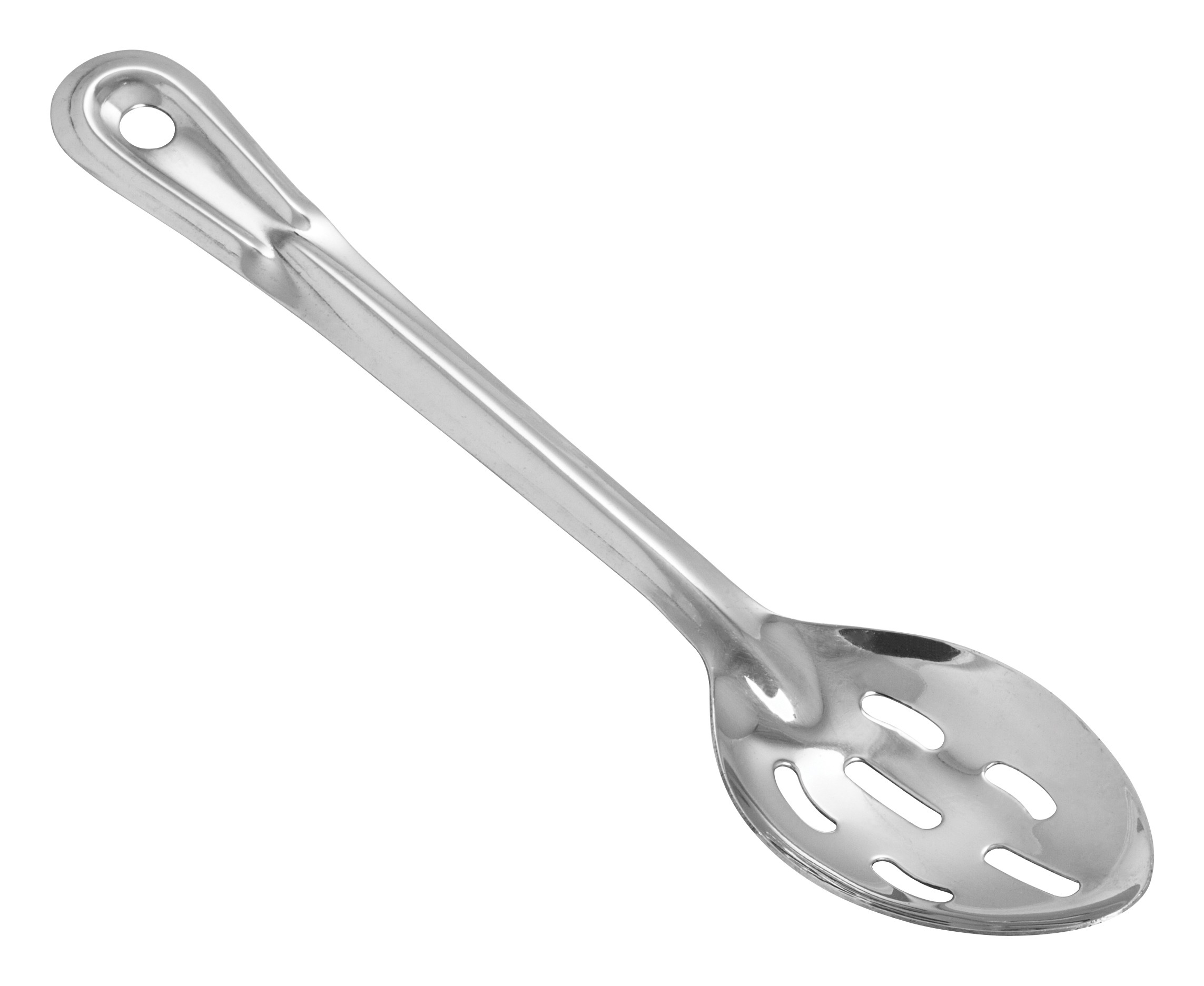 Winco BSST-11 Slotted Stainless Steel Basting Spoon 11"