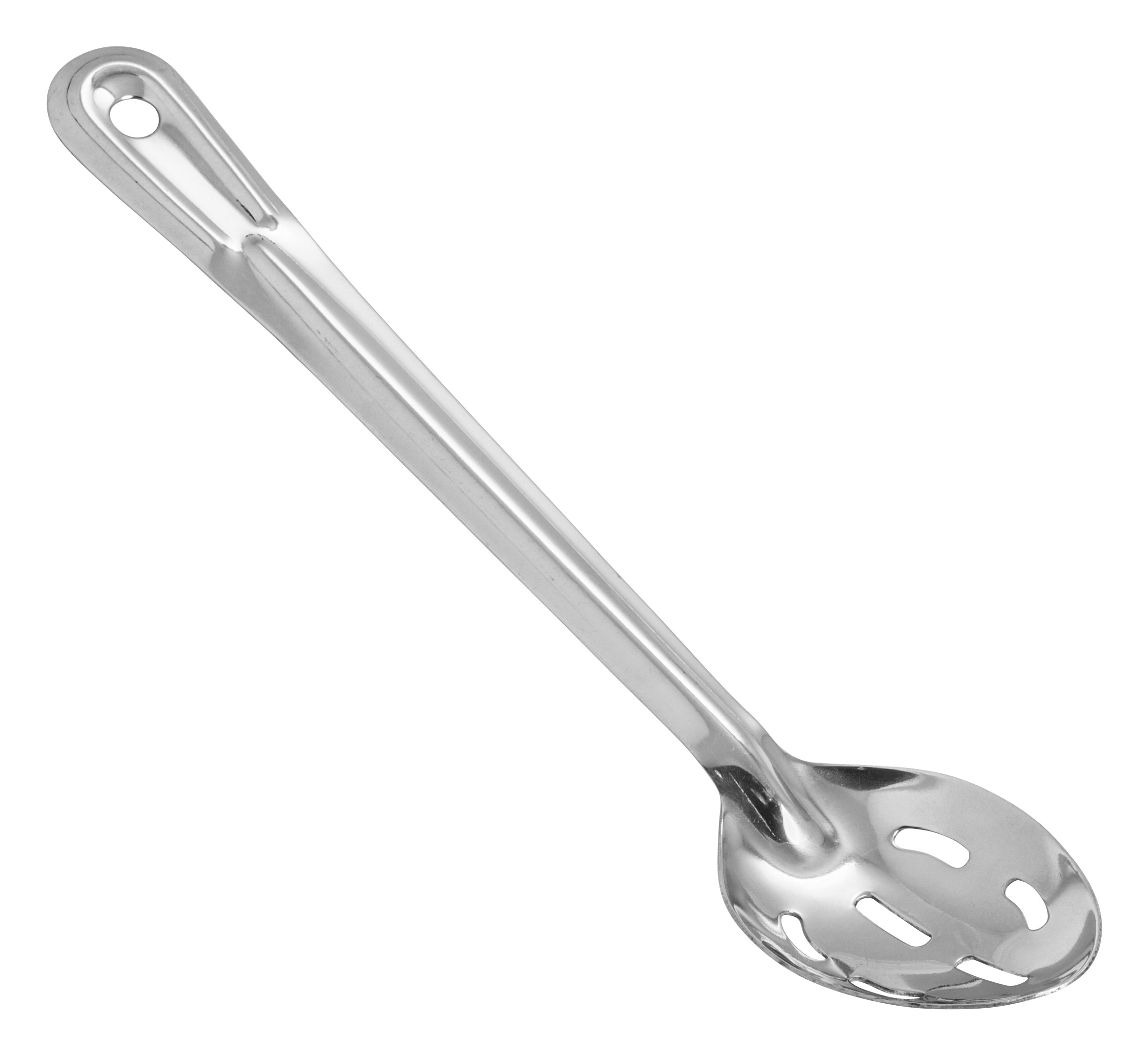 Winco BSST-13 Slotted Stainless Steel Basting Spoon 13"