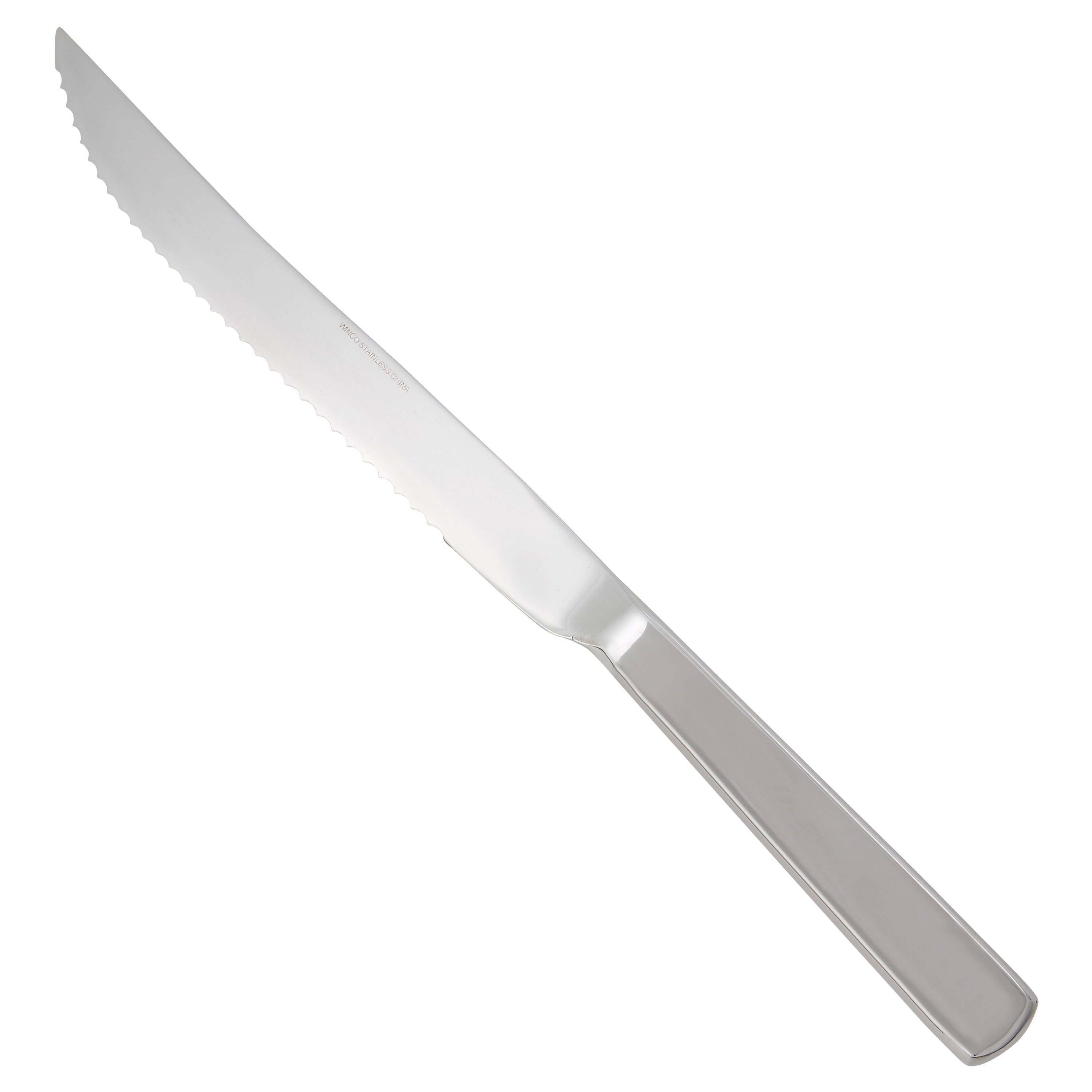 Winco BW-DK8 Deluxe Wavy-Edge Carving Knife 8"
