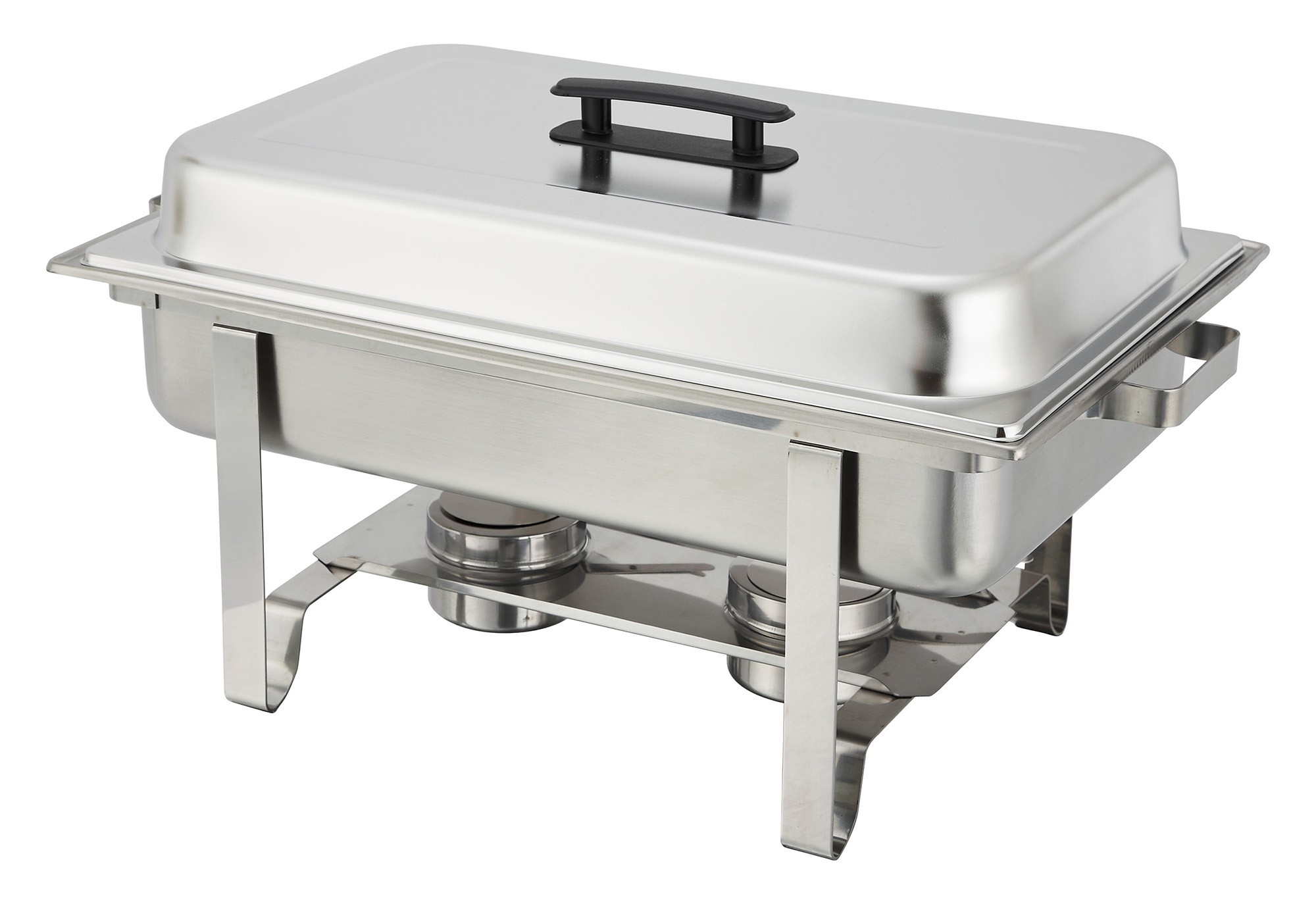 Winco C-3080B Newburg 8 Qt. Stainless Steel Chafer
