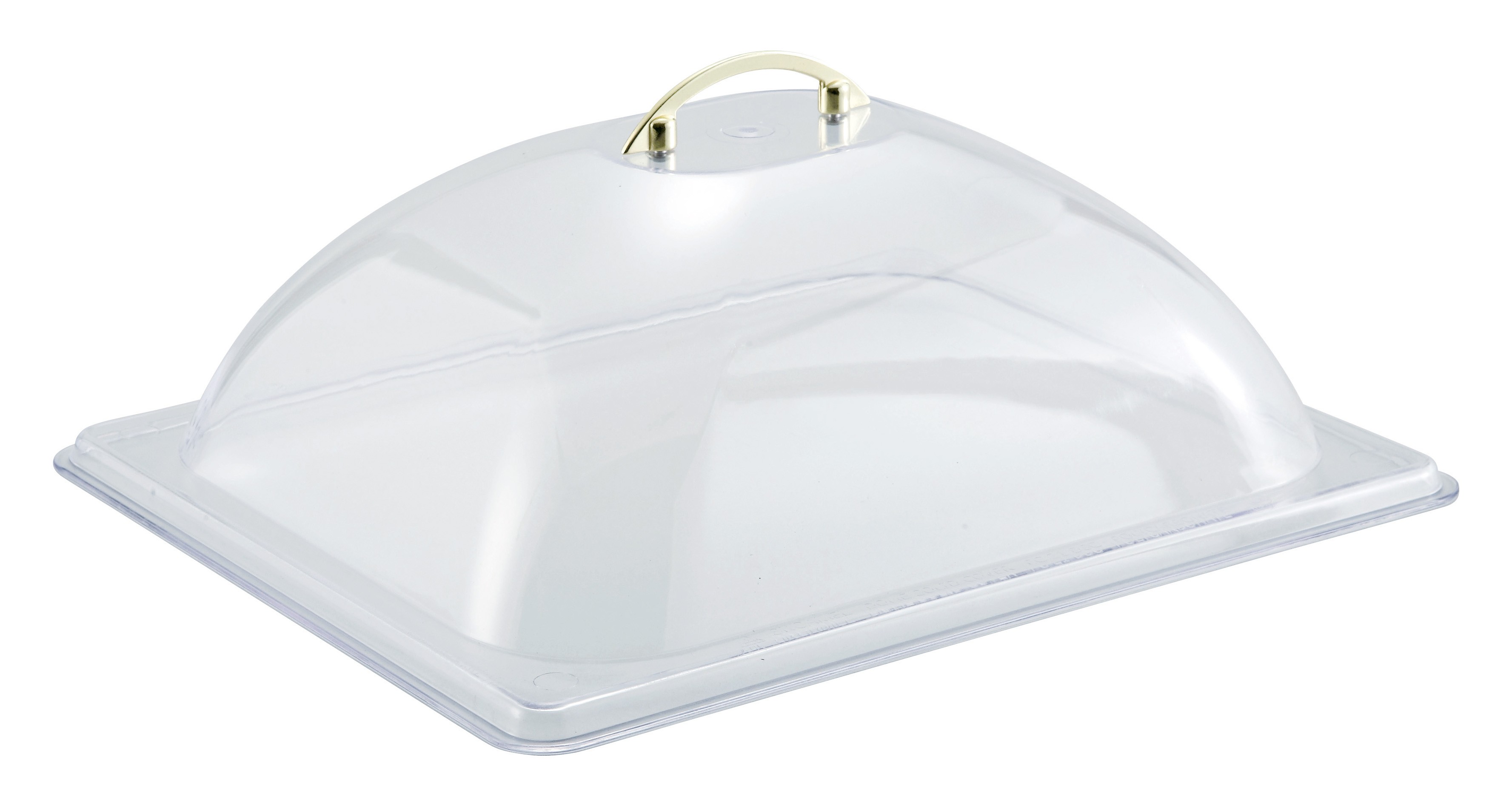 Winco C-DP2 Polycarbonate Half Size Dome Cover