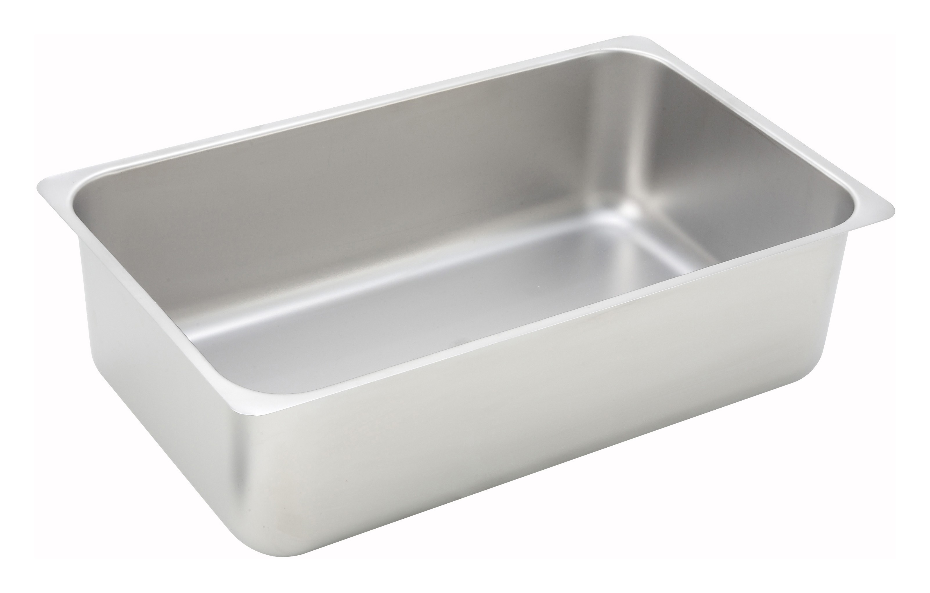 Winco C-WPP Full Size Stainless Steel Spillage Pan 6" Deep