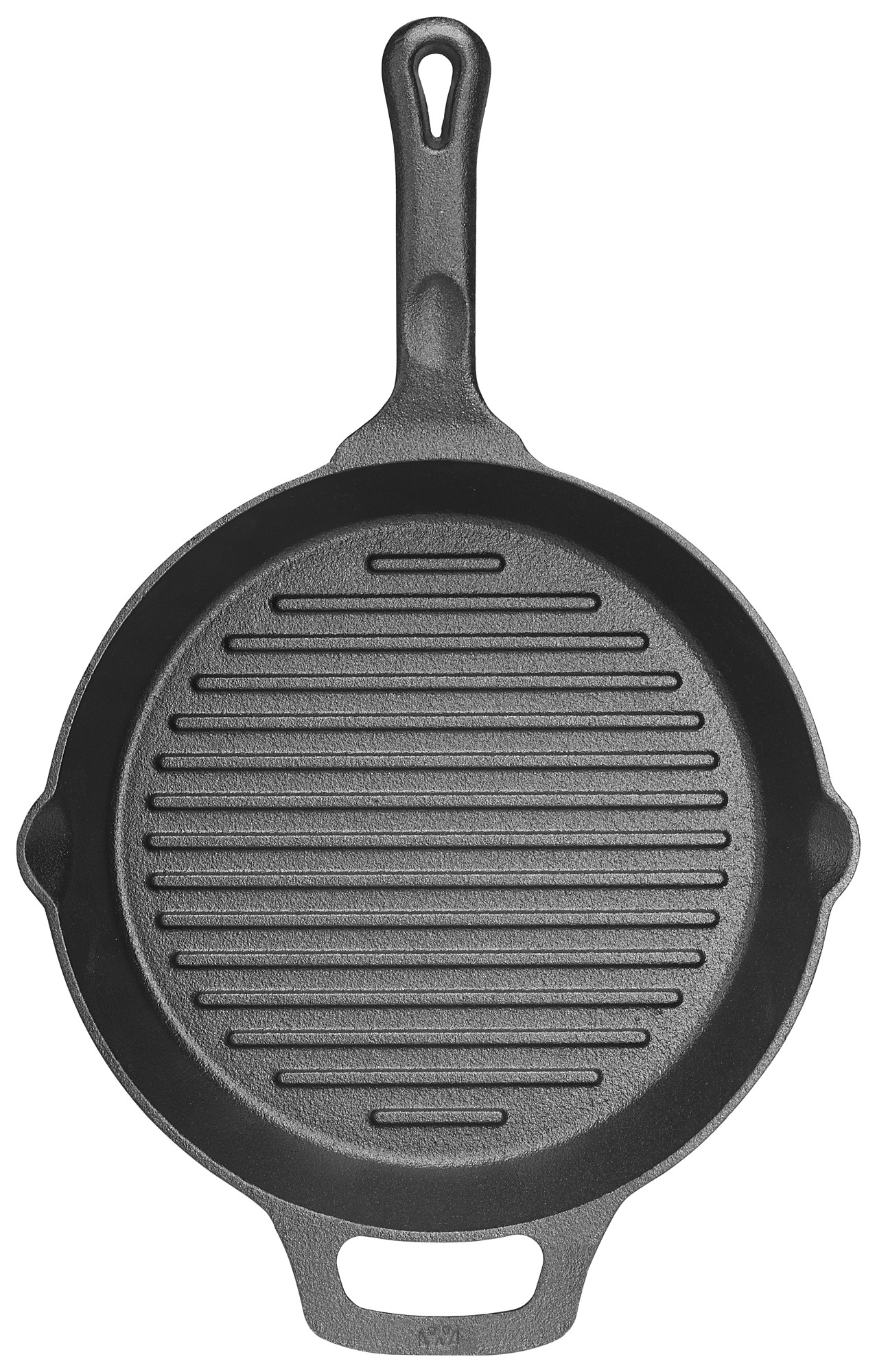 Winco CAGP-10R FireIron Round Cast Iron Grill Pan, 10-1/4" Dia.