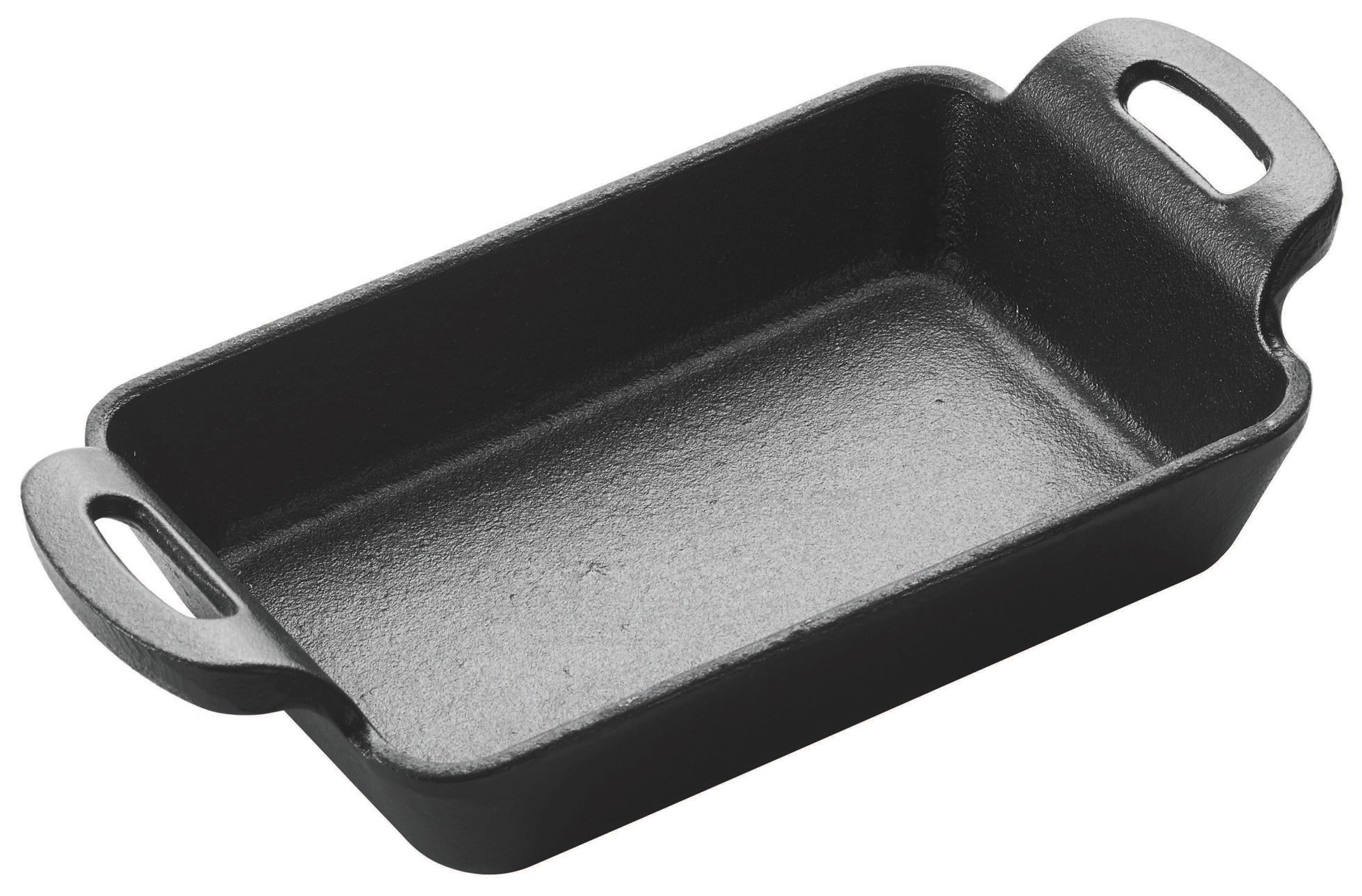 Winco CASM-5RT FireIron Rectangular Mini Cast Iron Server, 10 Oz.