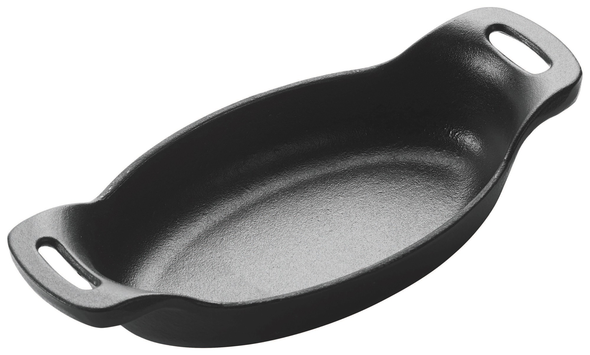 Winco CASM-6O FireIron Oval Mini Cast Iron Server, 9 Oz.