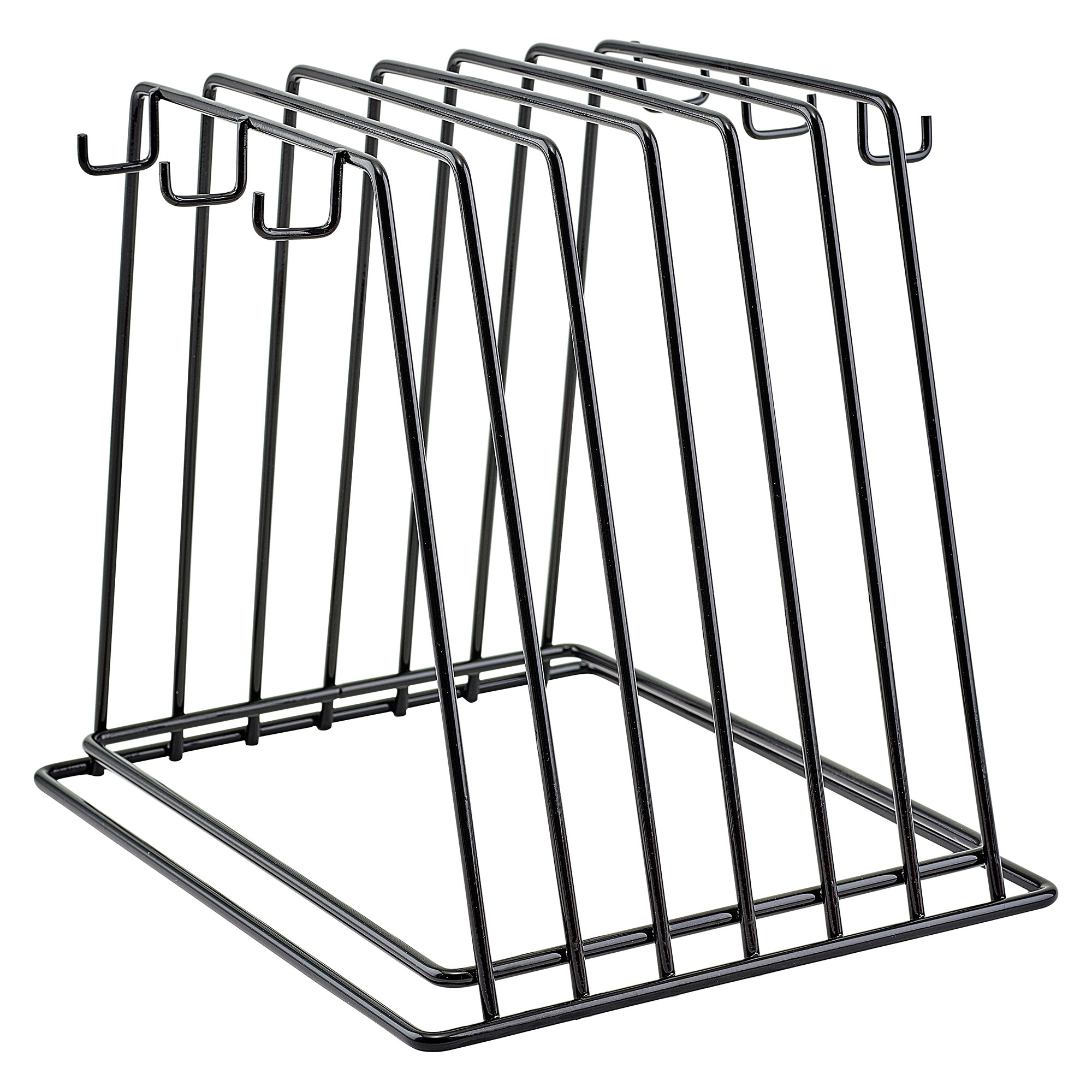 Winco CB-6K 6-Slot Vinyl Coated Cutting Board Rack