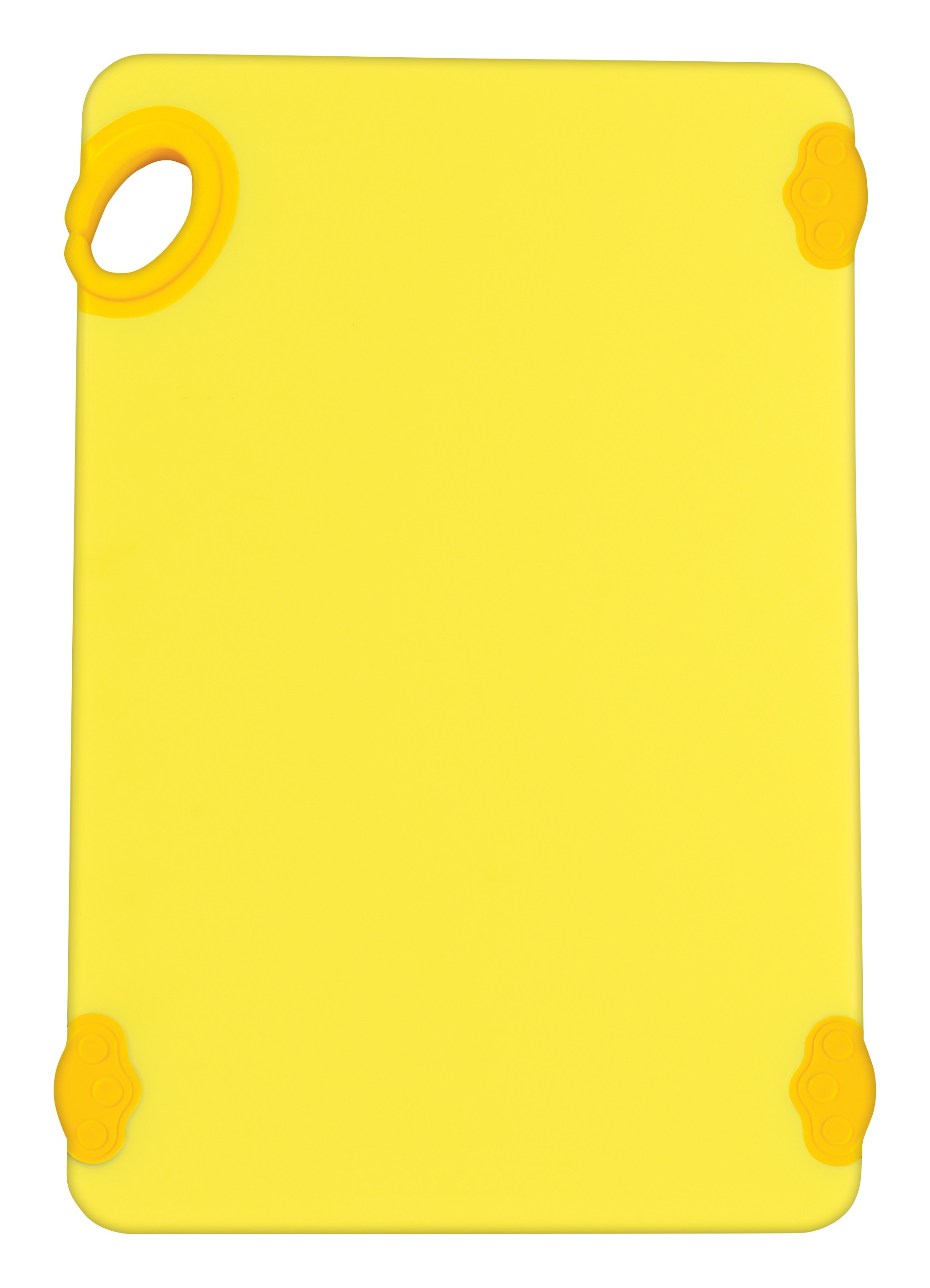 Winco CBK-1218YL STATIKBOARD Yellow Plastic Cutting Board, 12" x 18" x 1/2"