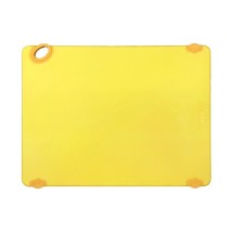 Winco CBK-1520YL STATIKBOARD Yellow Plastic Cutting Board, 15" x 20" x 1/2"