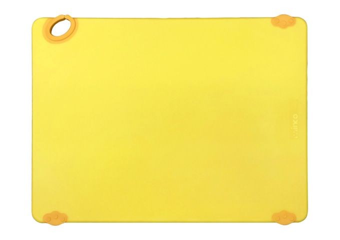 Winco CBK-1824YL STATIKBOARD Yellow Plastic Cutting Board, 18" x 24" x 1/2"