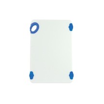 Winco CBN-1218BU Blue StatikBoard Plastic Cutting Board with Hook, 12&quot; x 18&quot; x 1/2&quot;