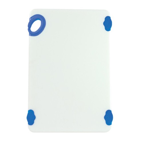 Winco CBN-1218BU STATIKBOARD Blue Plastic Cutting Board, 12" x 18"x 1/2"