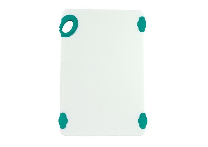 Winco CBN-1218GR Green StatikBoard Cutting Board with Hook, 12" x 18" x 1/2"