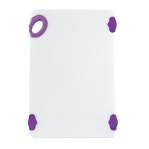 Winco CBN-1218PP Allergen-Free STATIKBOARD Purple Cutting Board, 12&quot;x 18&quot; x 1/2&quot;