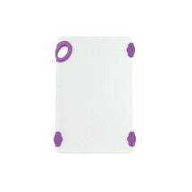 Winco CBN-1218PP Purple StatikBoard Cutting Board with Hook, 12&quot; x 18&quot; x 1/2&quot;
