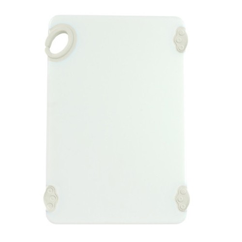 Winco CBN-1218WT STATIKBOARD White Plastic Cutting Board, 12" x 18" x 1/2"