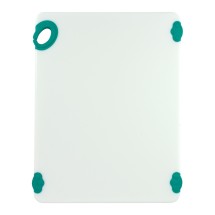 Winco CBN-1520GR Green StatikBoard Cutting Board with Hook, 15&quot; x 20&quot; x 1/2&quot;
