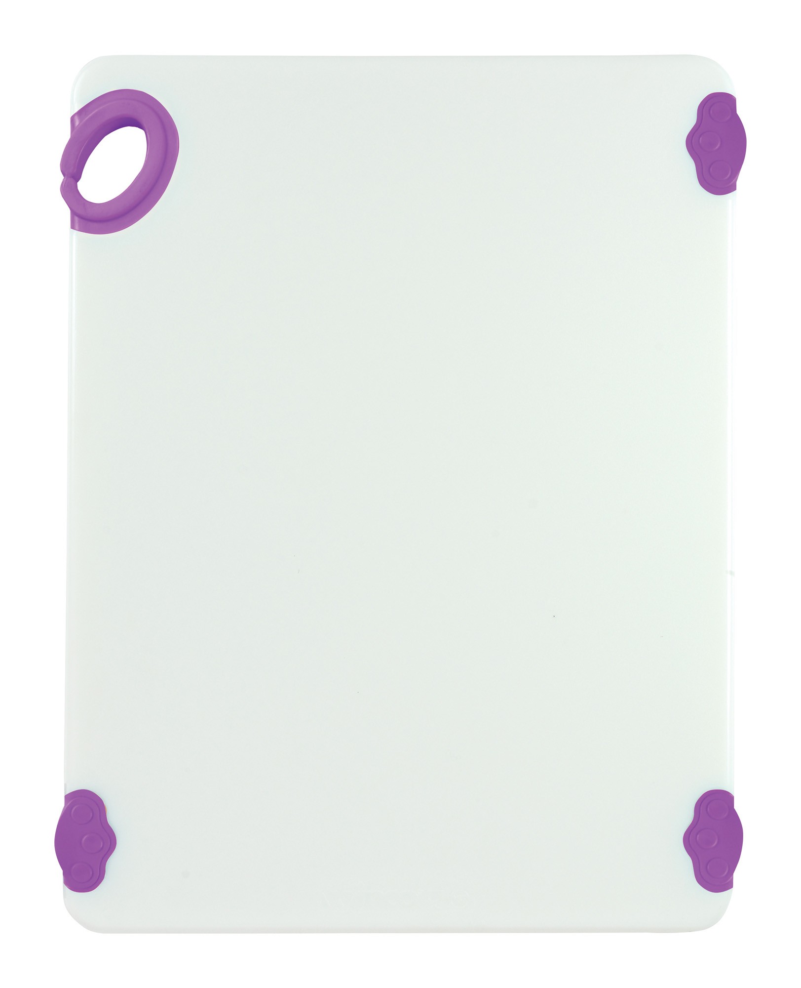 Winco CBN-1520PP Purple StatikBoard Cutting Board with Hook, 15" x 20" x 1/2"