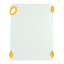 Winco CBN-1520YL Yellow StatikBoard Cutting Board with Hook, 15&quot; x 20&quot; x 1/2&quot;