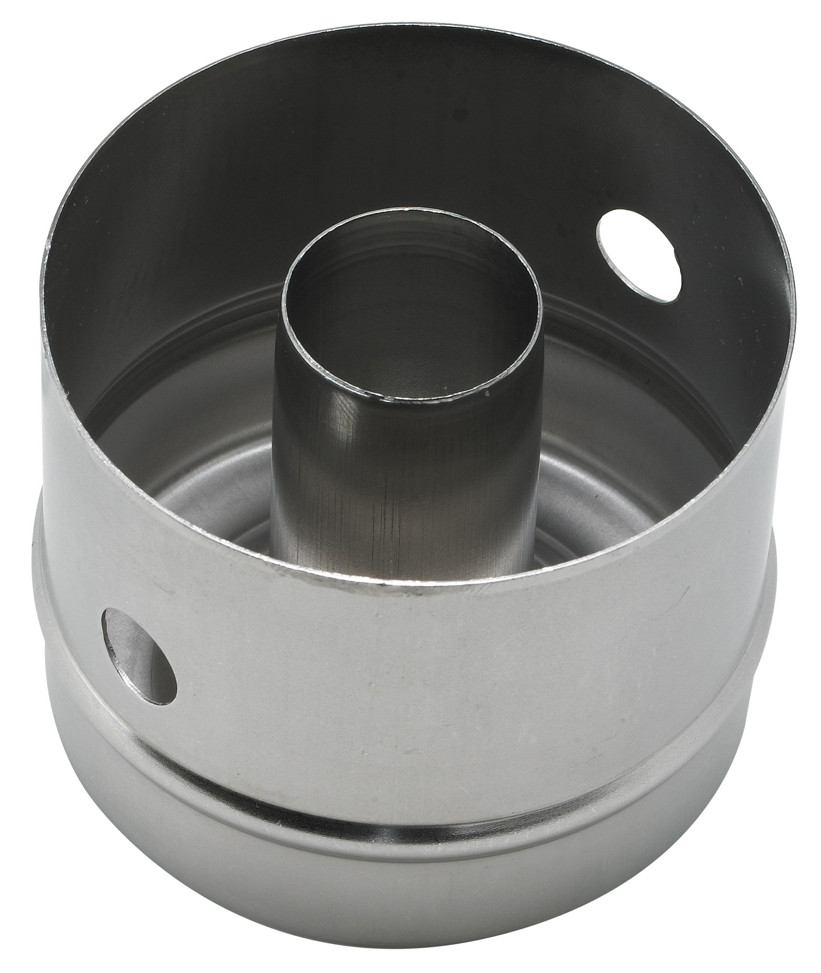 Winco CC-2 Stainless Steel Doughnut Cutter, 3" Dia. x 2-1/2" Deep