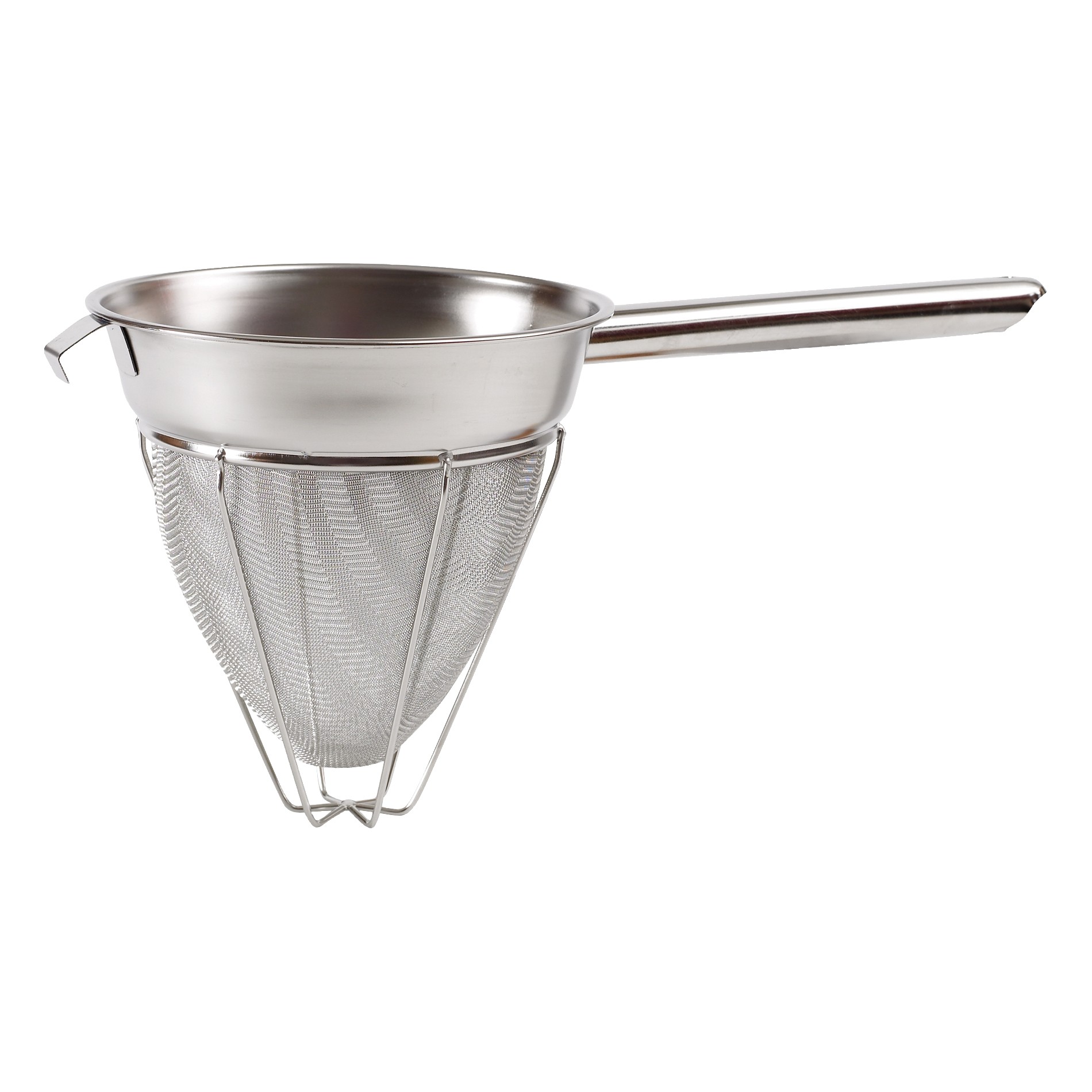 Winco CCB-8R Reinforced Extra Fine Mesh Bouillon Strainer 8"