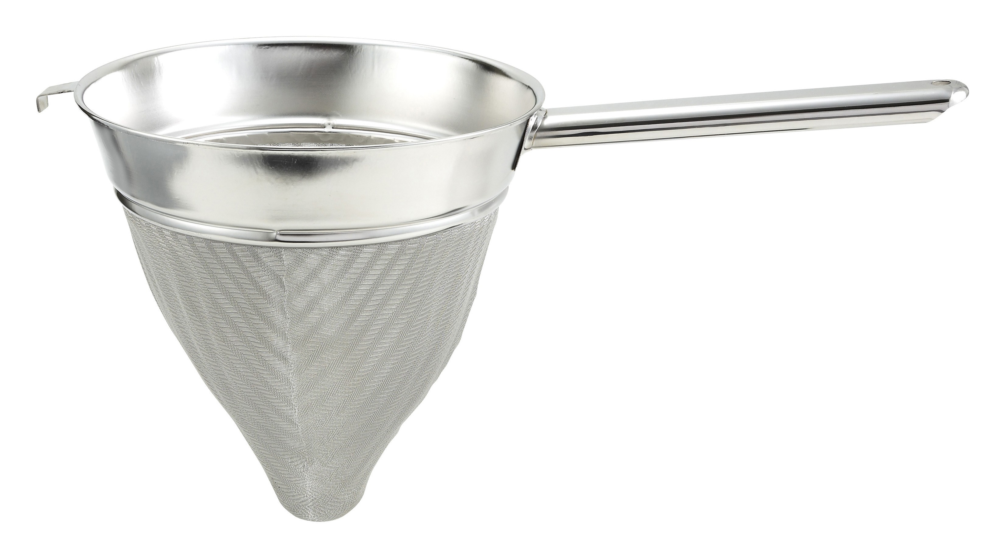 Winco CCBH-10 Premium Stainless Steel Bouillon Strainer 10"
