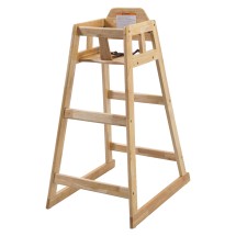 Winco CHH-601 Wooden Pub Height High Chair 41"