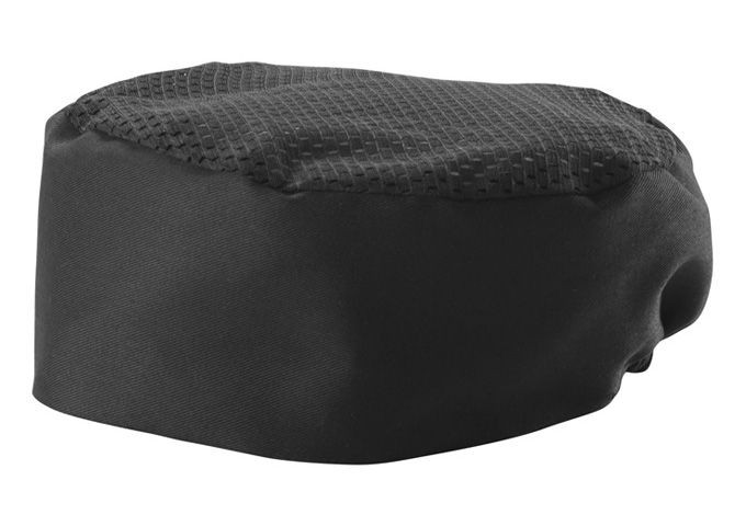 Winco CHPB-3BR Chef Black Pillbox Hat, Regular 3.5"H