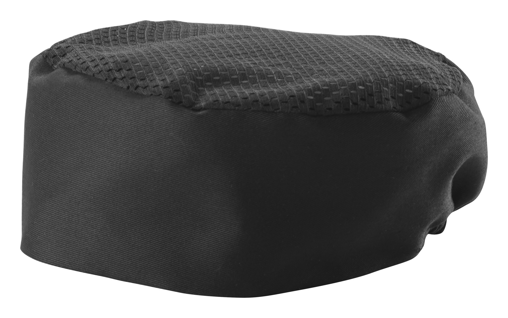 Winco CHPB-3BX Chef Black Pillbox Hat, X-Large, 3.5"H