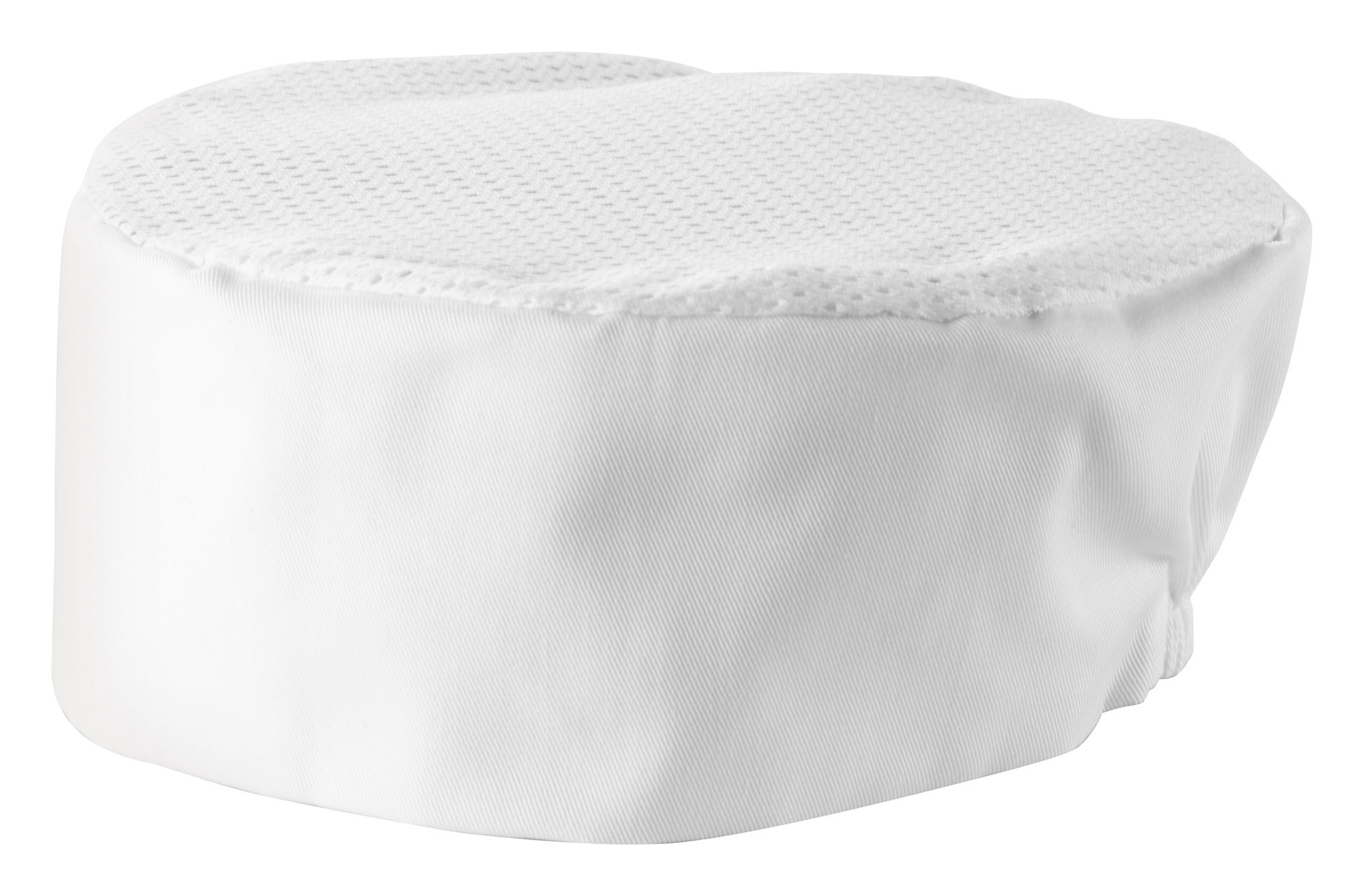 Winco CHPB-3WX Chef White Pillbox Hat, X-Large 3.5"H