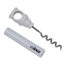 Winco CO-4DW 2-Piece Cork Screw, White Handle