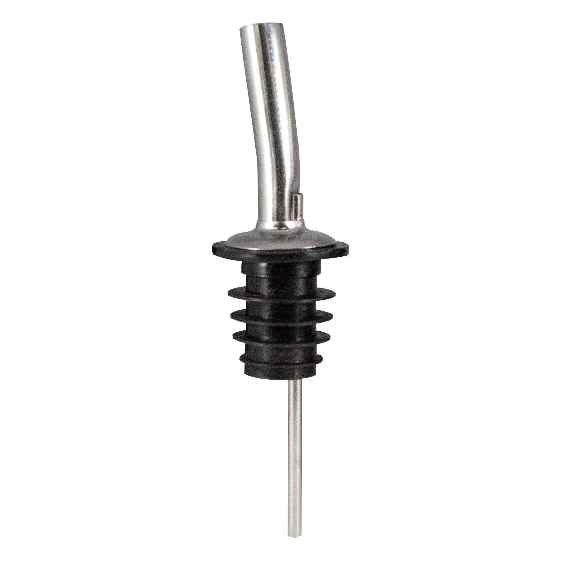 Winco CR-220P Bar Maid Stainless Steel Free-Flow Speed Pourer, No Screen (12/Pack)