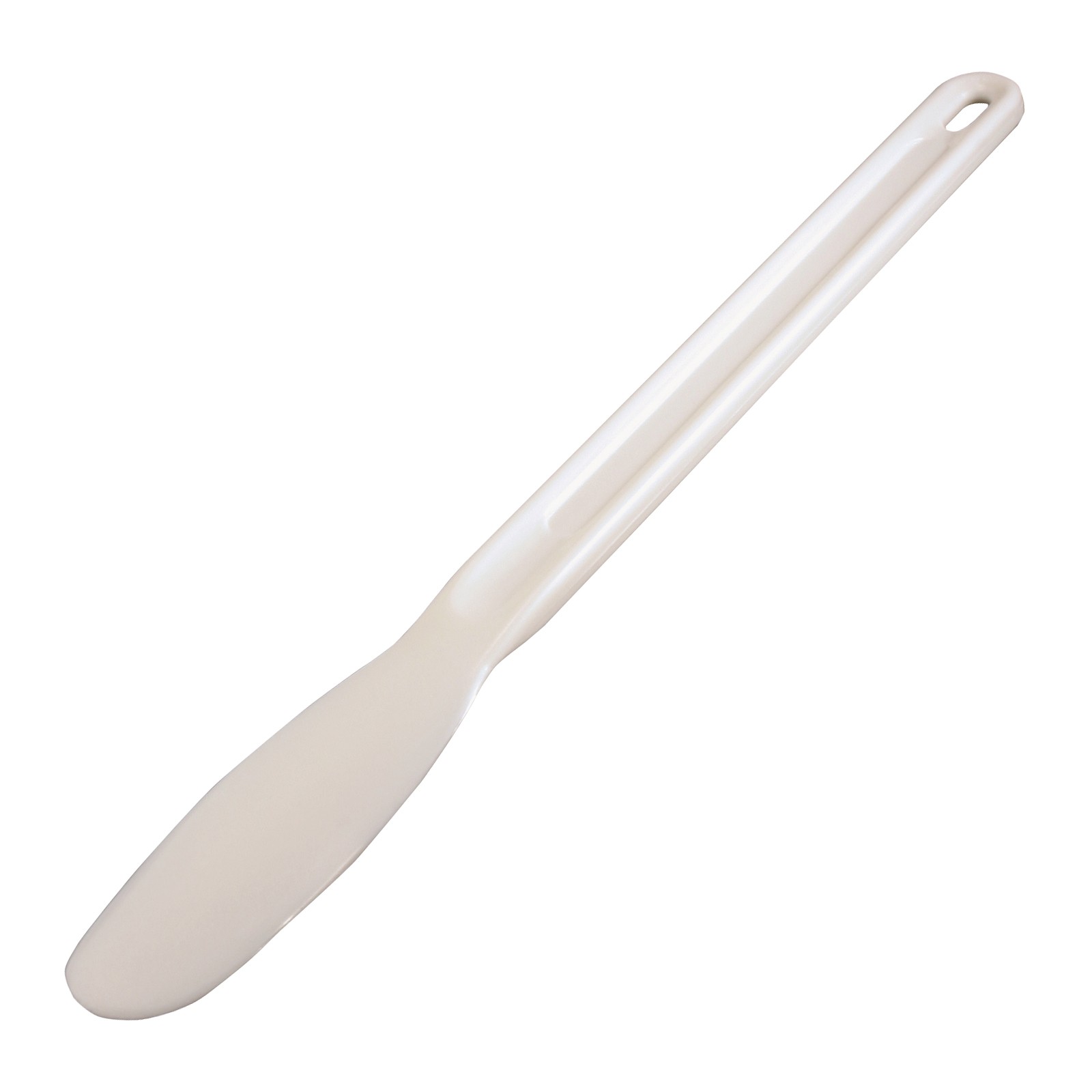 Winco CR-926 Bar Maid White Nylon Spreader with Long Handle 11-1/2" - 1 dozen