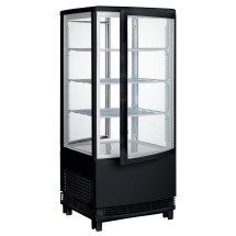 Winco CRD-1K Countertop Refrigerated Beverage Display, Black
