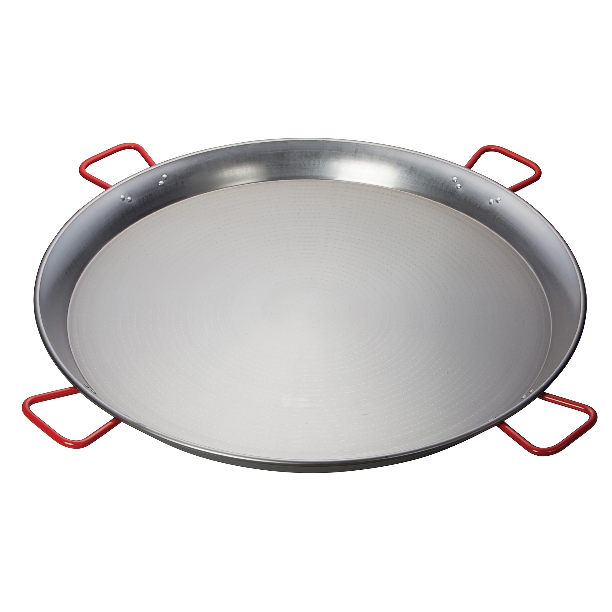 Winco CSPP-35 Polished Carbon Steel 35-1/2" Paella Pan