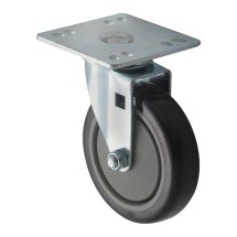 Winco CT-44 Universal Plate Caster Set 4" x 4" with 5" Wheel