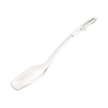 Winco CVBS-10C Clear 10&quot; Polycarbonate Curved Buffet Spoon 3/4 oz.