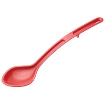 Winco CVSS-13R Red 13&quot; Polycarbonate Serving Spoon