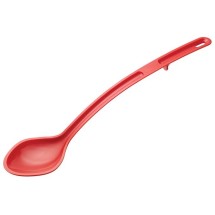 Winco CVSS-15R Red 15&quot; Polycarbonate Serving Spoon