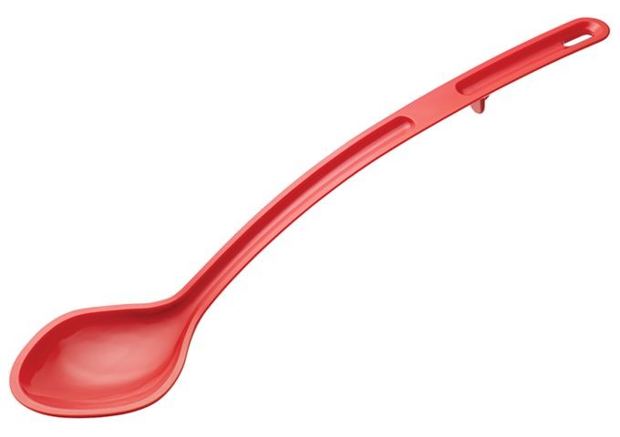 Winco CVSS-15R Red 15" Polycarbonate Serving Spoon