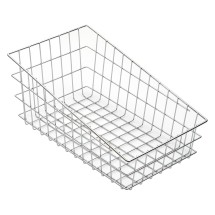 Winco DB-1911 Slant Top Wire Bagel / Pastry Basket 18-1/2&quot; x 11&quot; x 8&quot;