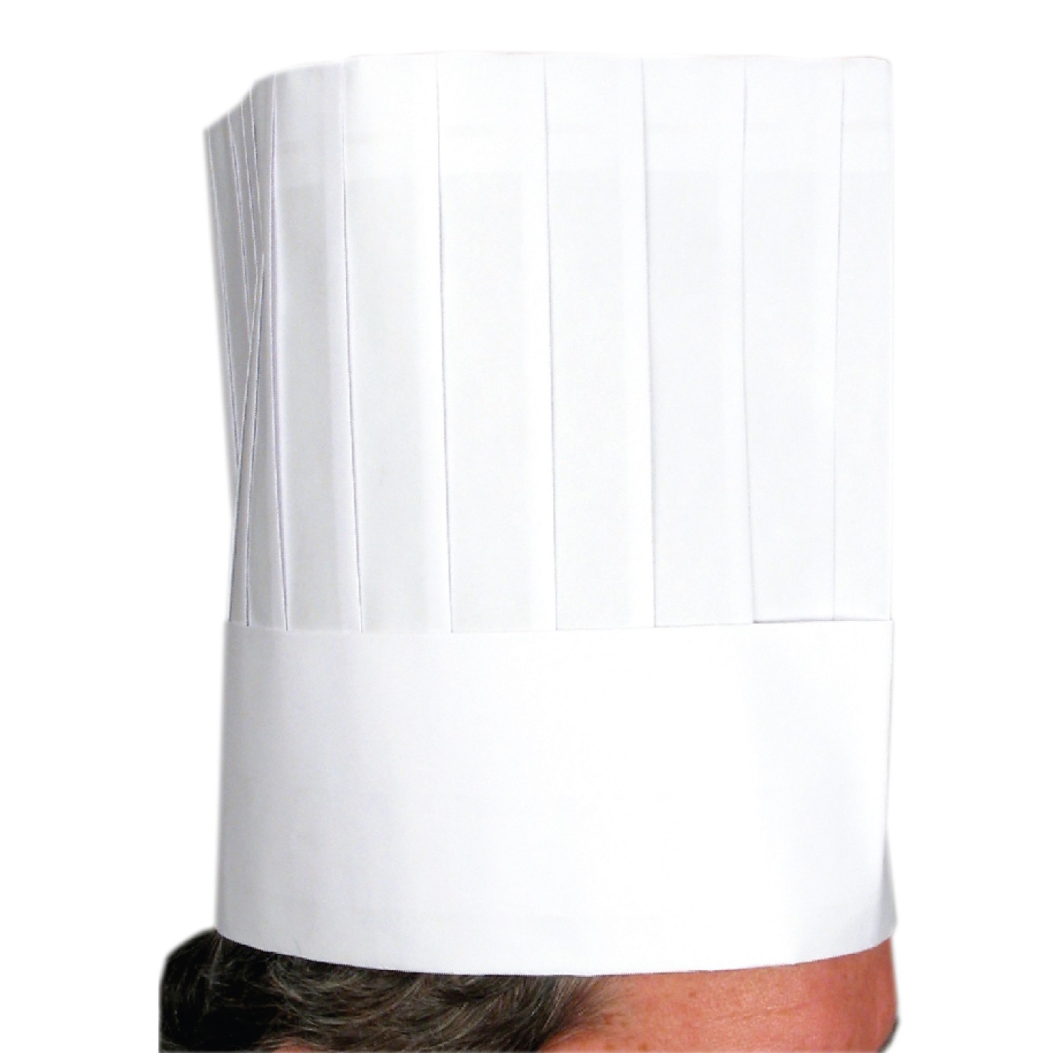 Winco DCH-9 Disposable 9" Chef Hat