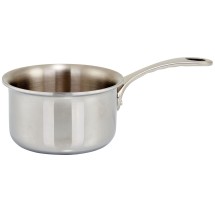 Winco DCSP-3S 3.5&quot; Try-Ply Stainless Steel 11 oz. Mini Sauce Pan