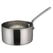 Winco DCWA-103S Stainless Steel 3-1/8&quot; Dia x 1-3/4&quot; H Mini Sauce Pan