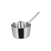 Winco DCWB-102S Stainless Steel 3-3/8&quot; Dia x 2-3/8&quot; H Mini Tapered Sauce Pan
