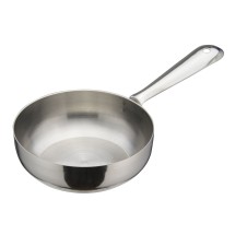Winco DCWC-101S Stainless Steel 4&quot; Dia x 1-1/8&quot; H Mini Fry Pan