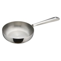Winco DCWC-102S Stainless Steel 4-1/2&quot; Dia x 1-3/8&quot; H Mini Fry Pan