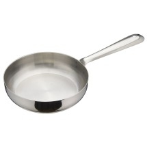 Winco DCWC-103S Stainless Steel 5&quot; Dia x 1-1/8&quot; H Mini Fry Pan